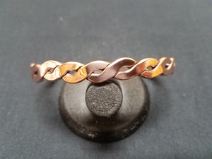 COPPER TWISTED CHAIN BRACELET 'SOLD'