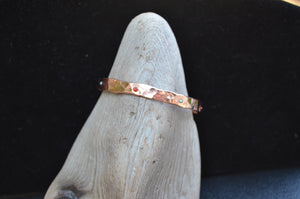 "COPPER TIME" TURQUOISE. CORRAL AND COPPER BRACELET