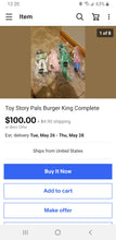 1995  Burger King Toy Story Pals