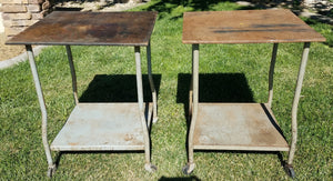 TWO INDUSTRIAL TABLES
