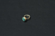 "THE BLUE OCEAN" TURQUOISE, STERLING SILVER and COPPER RING